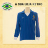 Camisa retrô França Azul ML - 1982