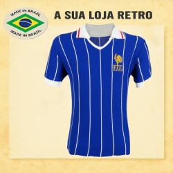 Camisa retrô França azul - 1982