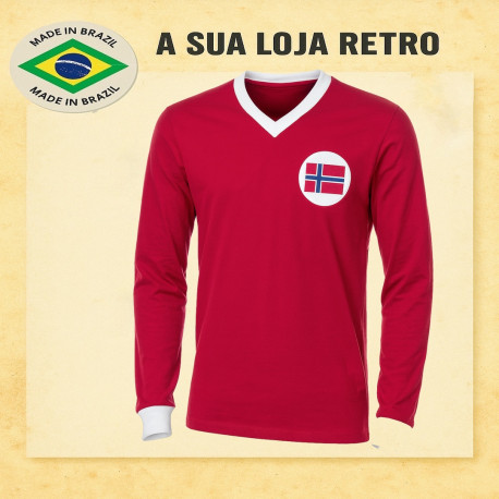 Camisa retrô Noruega ML -1970