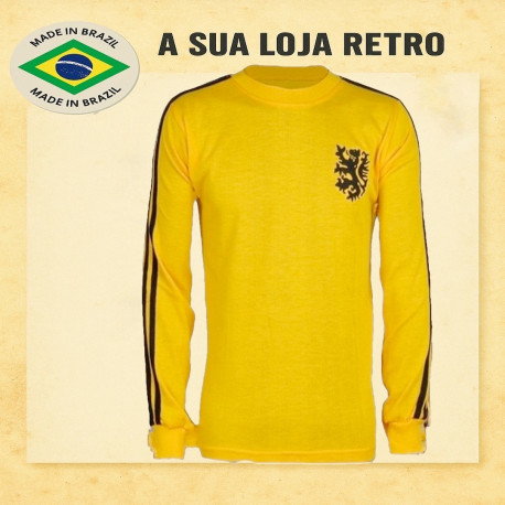 Camisa retrô Holanda Goleiro ML - 1970