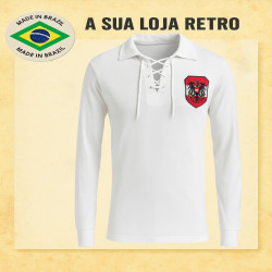 Camisa retrô Austria branca ML- 1934