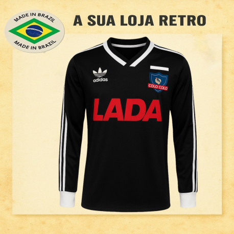 Camisa retrô Colo Colo Preta 1991 ML- CHI