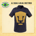 Camisa retrô Los Pumas Azul Marinho - MEX