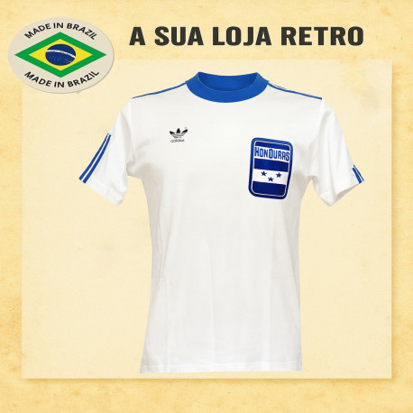 Camisa retrô Honduras branca - 1982