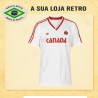 Camisa retrô Canada branca 1986