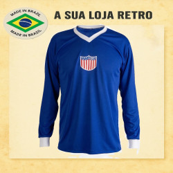 Camisa retrô Estados Unidos azul ML -1934