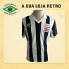 Camisa retrô Costa Rica listrada.