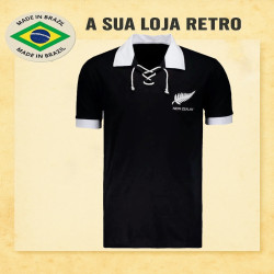 Camisa retrô Nova Zelandia Cordinha