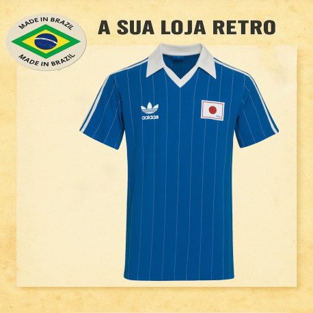 Camisa retrô Japão 1980