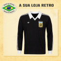 Camisa retrô Argentina Goleiro Preta Fillol 1978