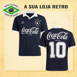 Camisa retrô Botafogo Preta Penalty Coca Cola