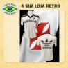 Camisa retrô Vasco da gama treino logo branca