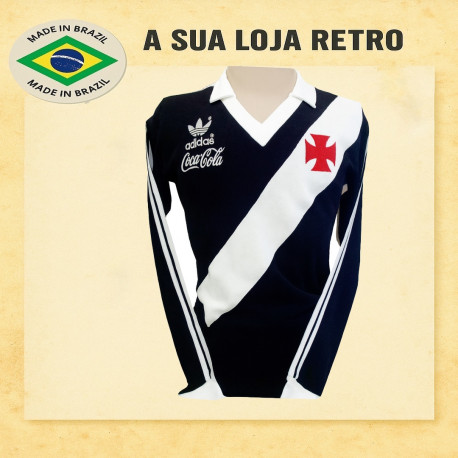 Camisa retro Vasco Coca Cola frente ML