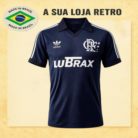 CAMISA RETRÔ FLAMENGO LUBRAX