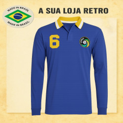 Camisa retrô Cosmos de Nova york ML - 1977