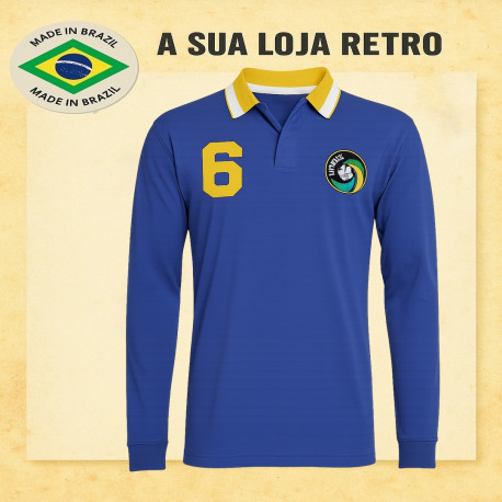 Camisa retrô Cosmos de Nova york ML - 1977