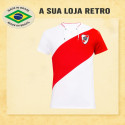 Camisa retrô River Plate 1980 Cordinha- ARG