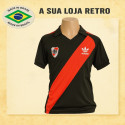Camisa retrô River Plate Preta- ARG