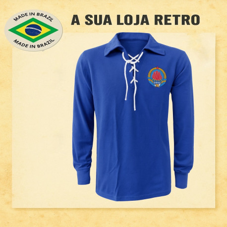 Camisa retrô Yugoslavia azul -1950