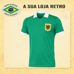 Camisa retrô Alemanha Verde Tradicional - 1980