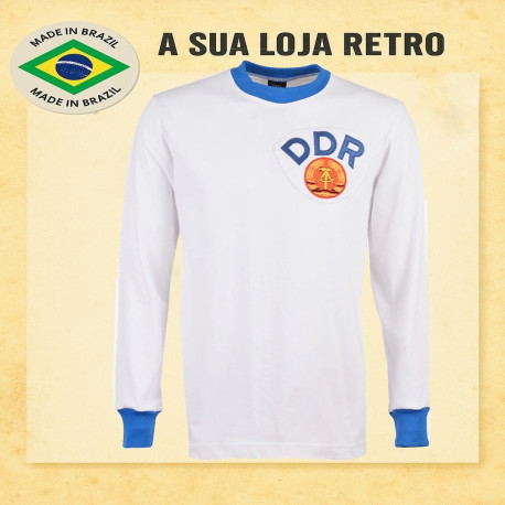Camisa retrô Alemanha ML branca DDR