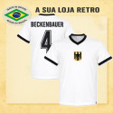 Camisa retrô Alemanha Beckenbauer 1970