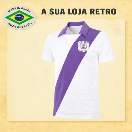 Camisa retrô Anderlecht Roxa 1970 - BEL