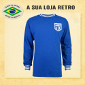 Camisa retrô da Grécia azul ML 1970
