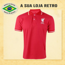 Camisa retrô polo Liverpool