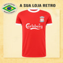 Camisa retrô Liverpool Calsberg
