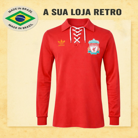 Camisa retrô Liverpool Centenaria 1892/1992