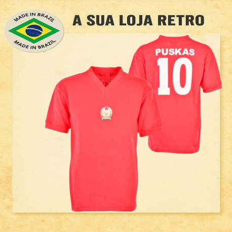 Camisa retrô Hungria Puskas - 1954