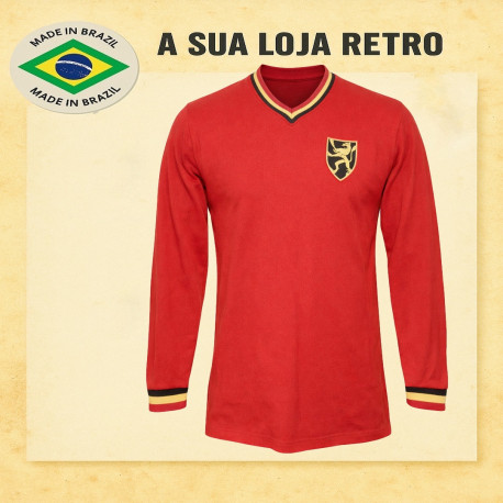 Camisa retrô Belgica ML - 1970