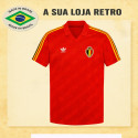 Camisa retrô Belgica 1986