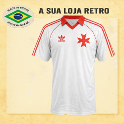 Camisa retrô Malta logo branca 1984