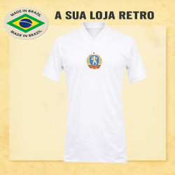 Camisa retrô Bulgária Branca 1966