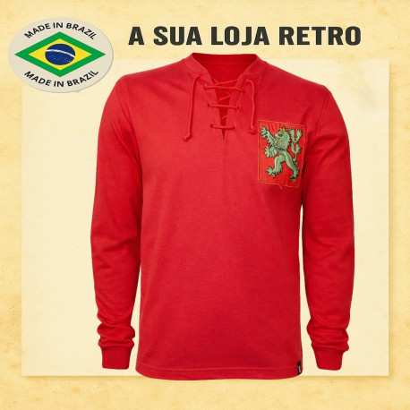 Camisa retrô Tchecoslovaquia cordinha ML -1934