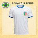 Camisa retrô da Italia Branca - 1962