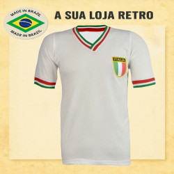 Camisa retrô Italia branca - 1976