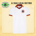 Camisa retrô AS Roma Branca - ITA