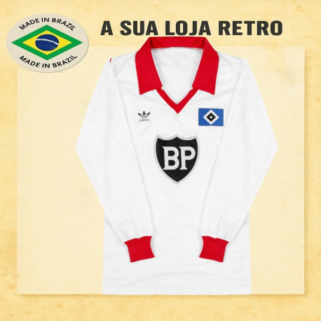 Camisa retrô Hamburgo SV BP ML-1980