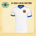 Camisa retrô Clube de Bruges Branca 1970 - BEL