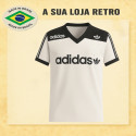 Camisa retrô Treino Preta e Branco