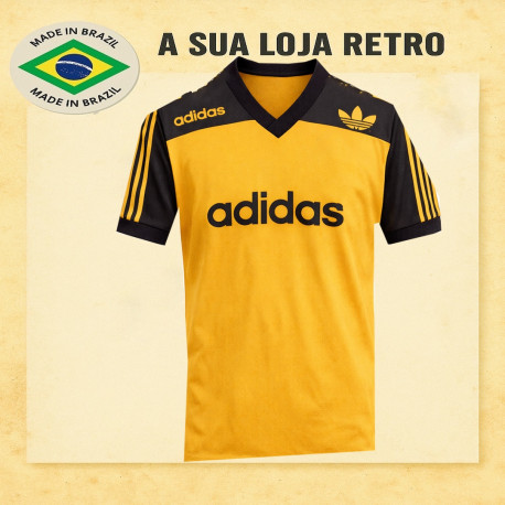 Camisa retrô Treino Amarelo