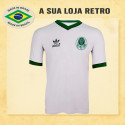 Camisa retrô Branca Palmeiras 1988.