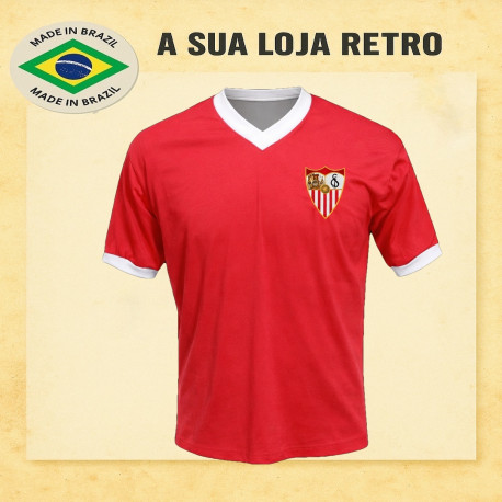 -Camisa Retrô FC Sevilla - ESP 1960