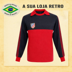 Camisa retrô Atletico Madrid 