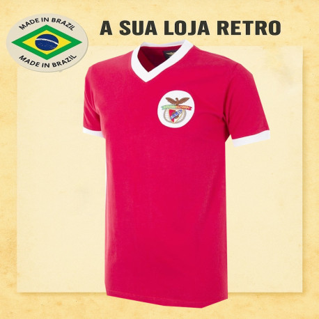 Camisa retrô Benfica 1970 Gola V - POR