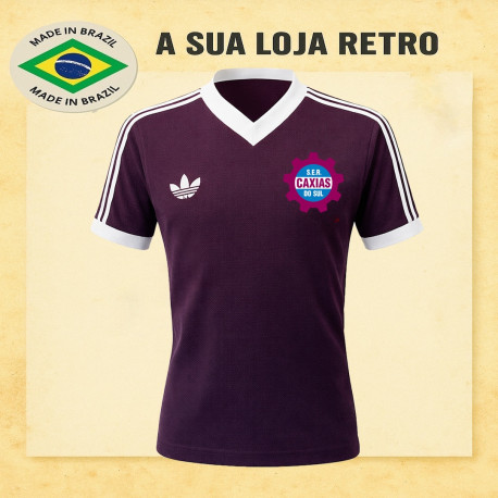 Camisa retrô Caxias Grena 1980