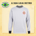 Camisa retrô Juventus de Turim Goleiro Cinza 1971